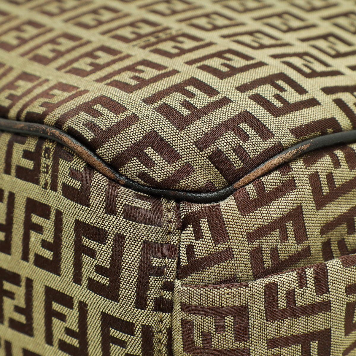 Fendi Brown Zucchino Diaper Bag w/ Changing Pad