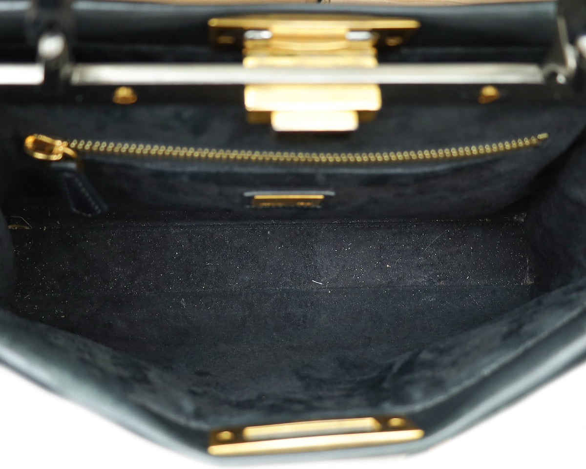 Fendi Black Peekaboo Regular Bag