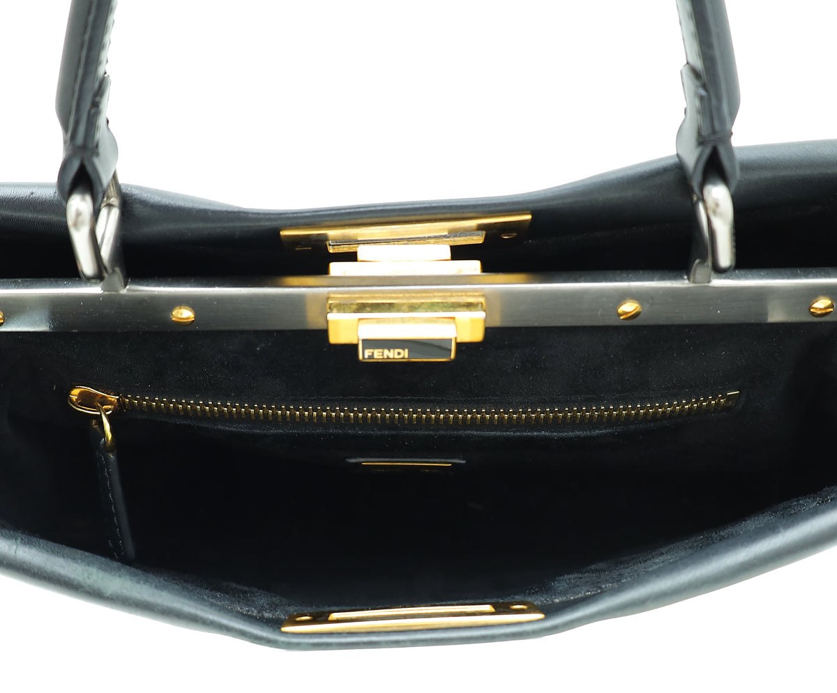 Fendi Black Peekaboo Regular Bag