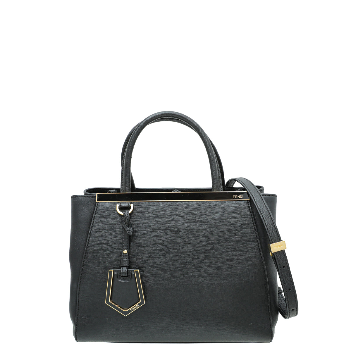 Fendi Black 2Jours Petite Bag