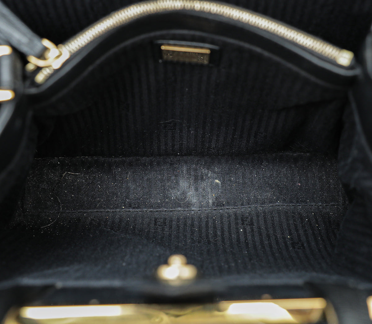 Fendi Black 2Jours Petite Bag