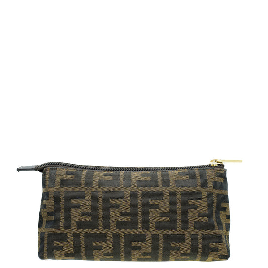 Fendi Tobacco Zucca Cosmetic Pouch