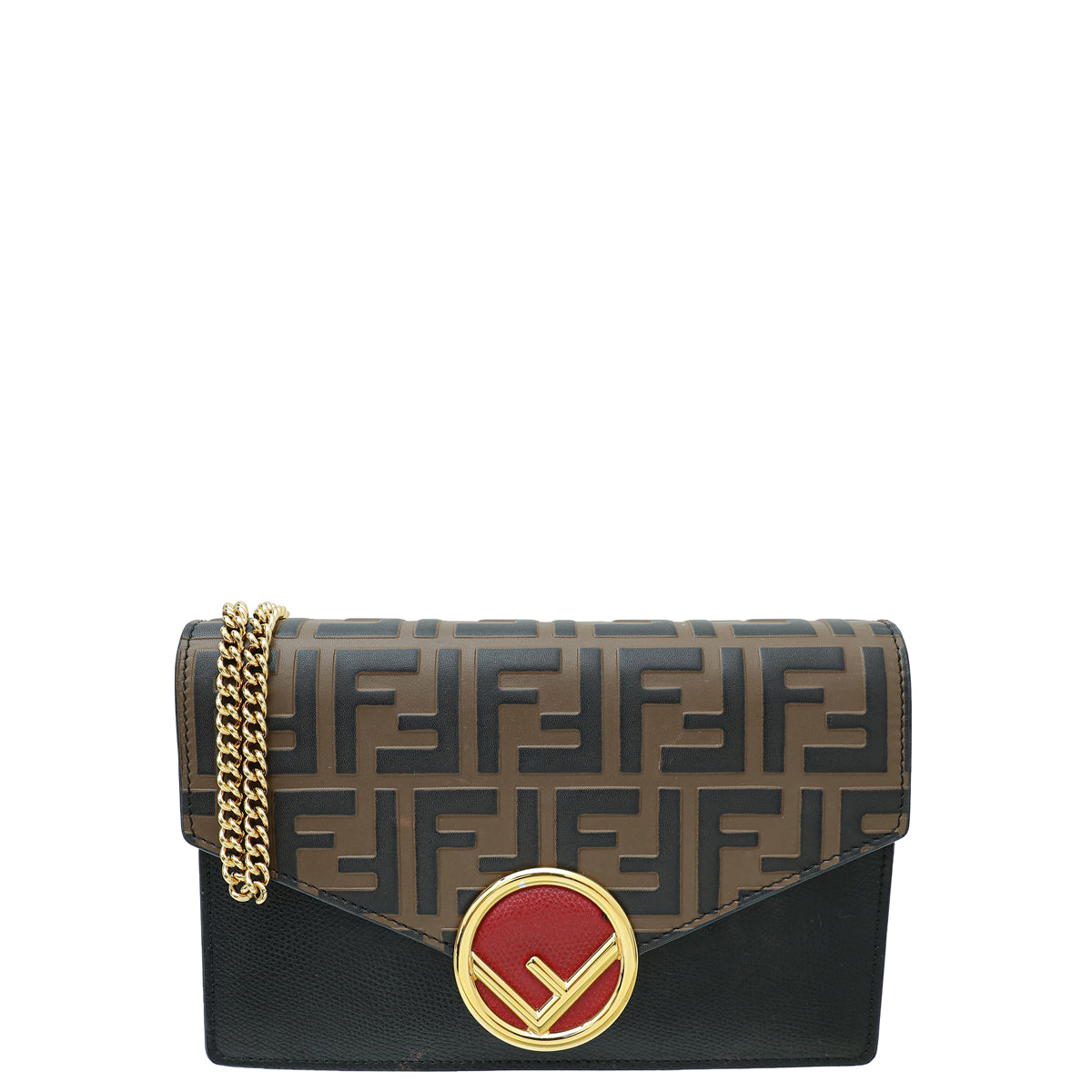 Fendi Bicolor FF Zucca Wallet on Chain