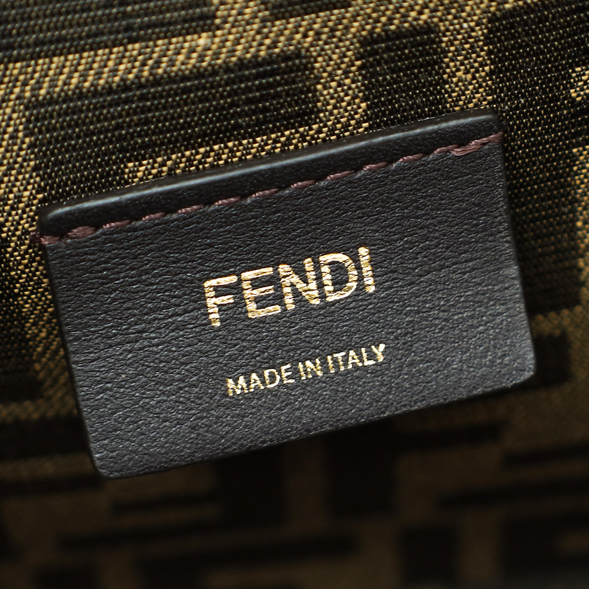 Fendi Black First Small Leather Bag