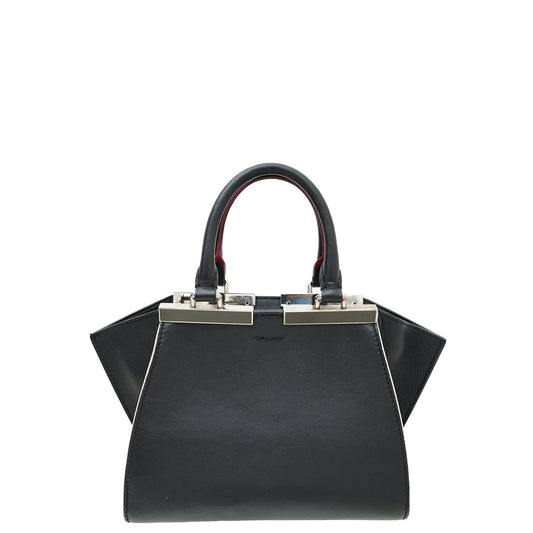 Fendi Black 3 Jours Petite Bag W/ R.M Initials