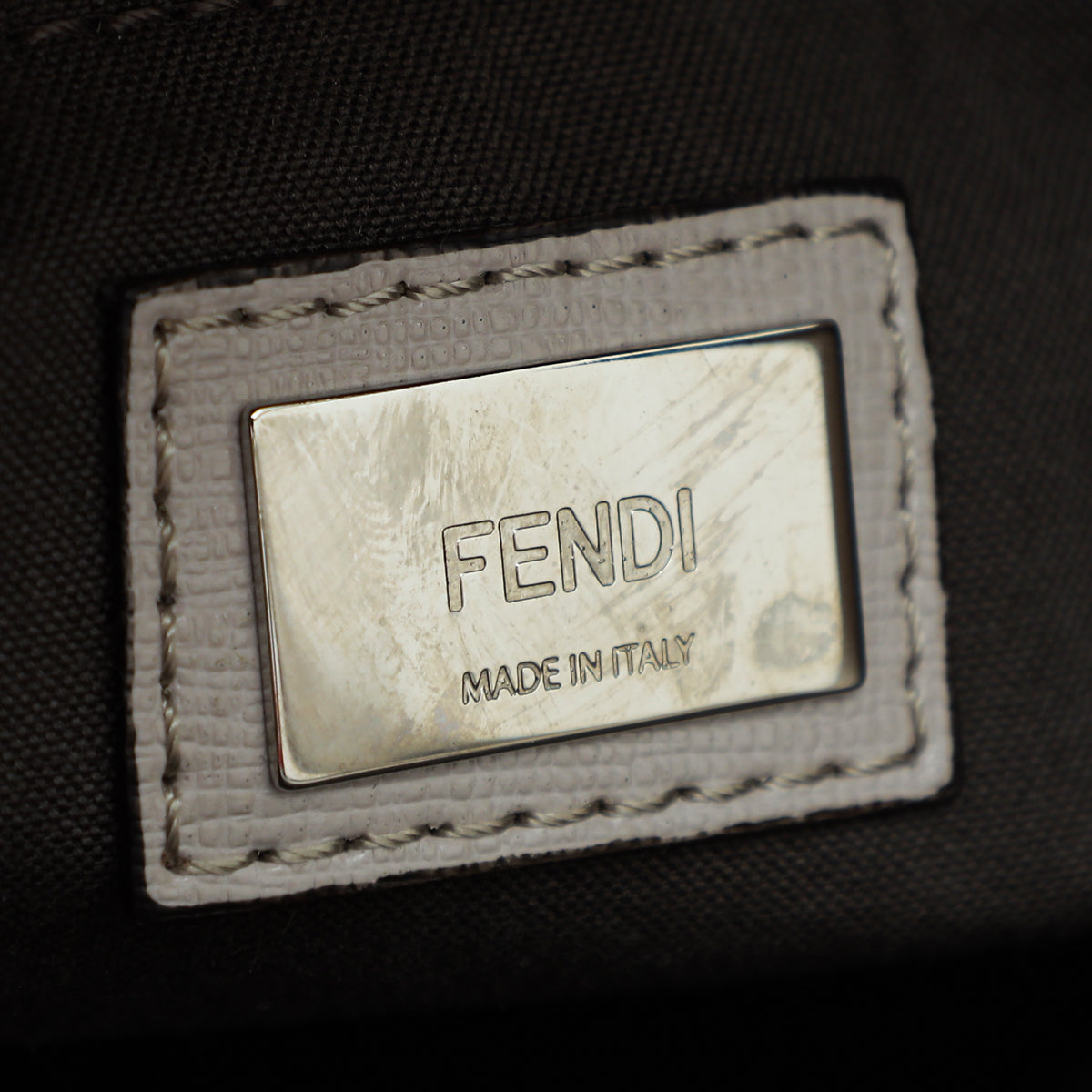 Fendi Dark Grey 2 Jours Monster Eyes Petite Bag