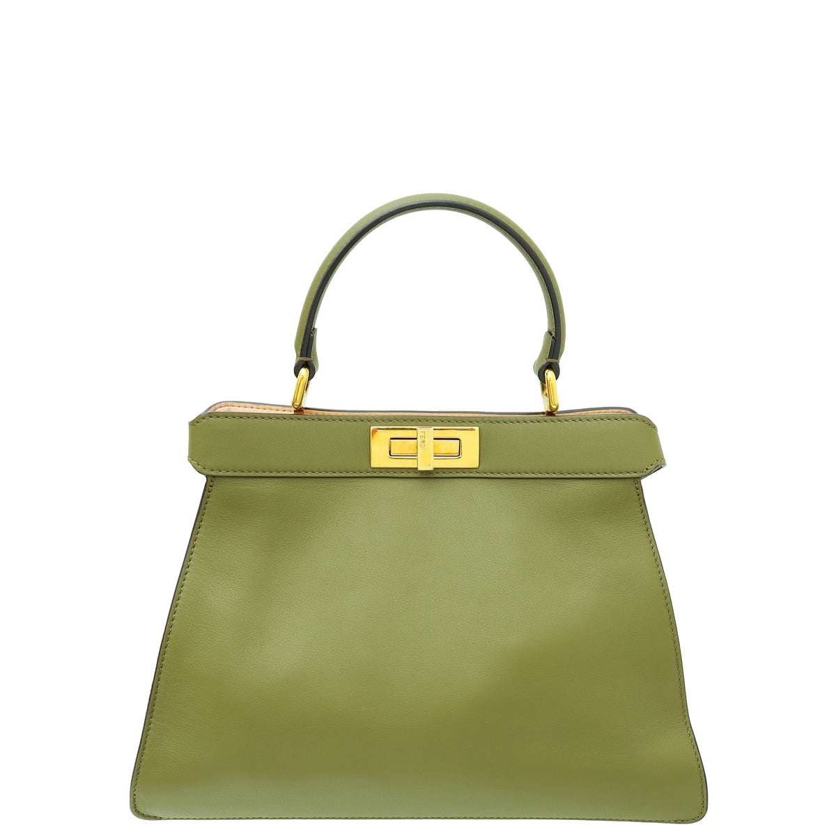 Fendi Avocado Green ISeeU Peekaboo Medium Bag