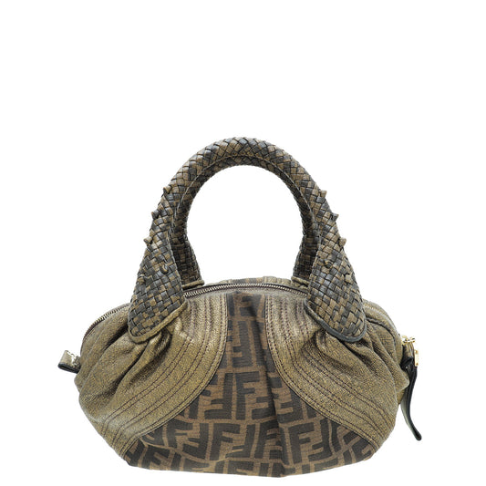 Fendi Bicolor Zucca Baby Spy Bag