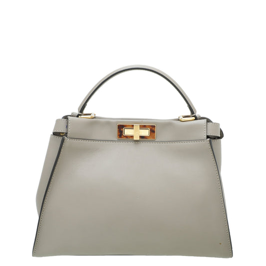 Fendi Etoupe Peekaboo Regular Bag