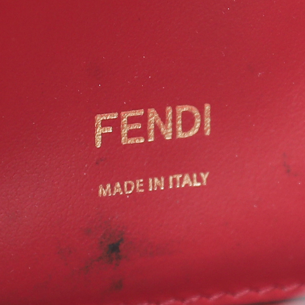 Fendi Black Kan U Small Bag