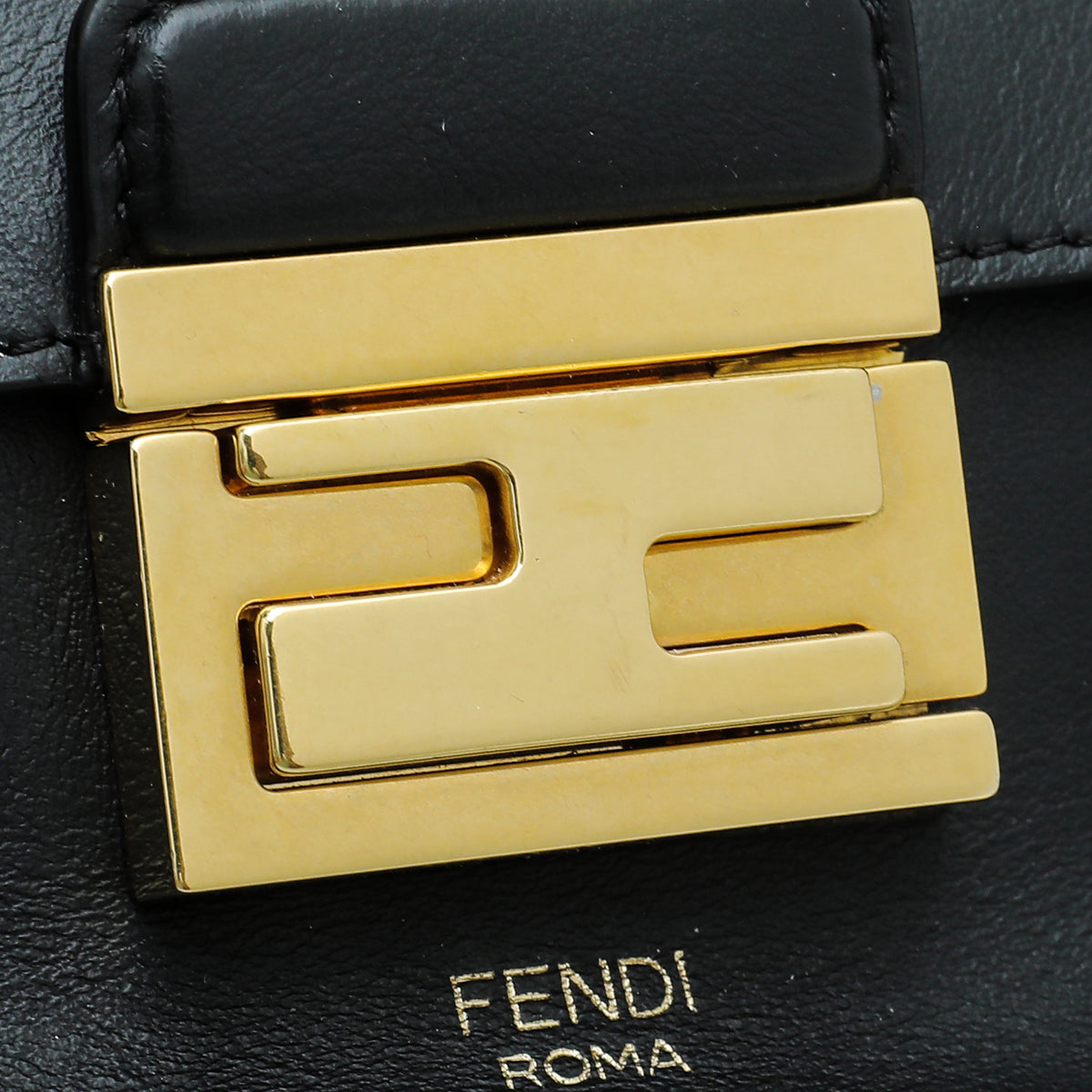 Fendi Black Kan U Small Bag