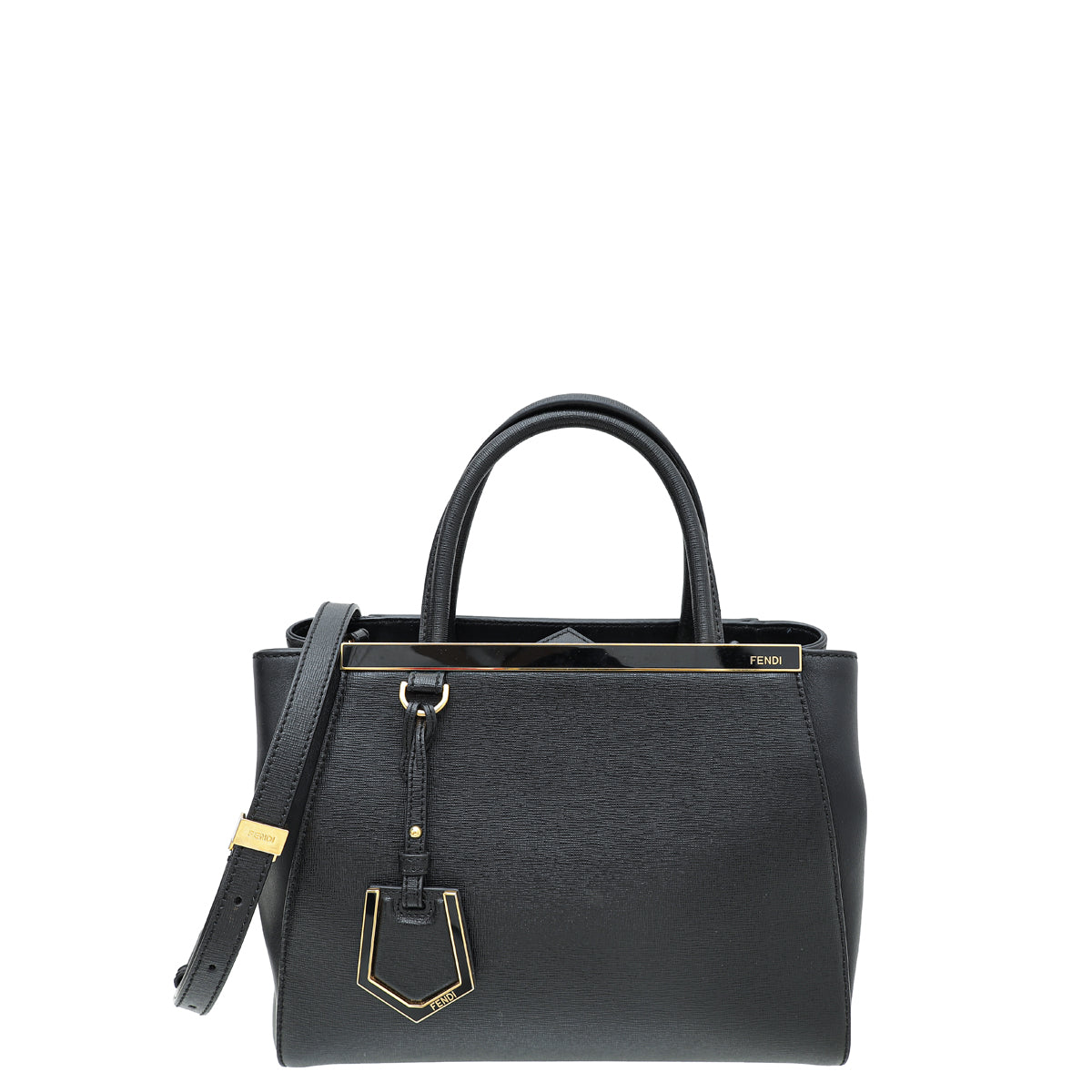 Fendi Black 2 Jours Petite Bag