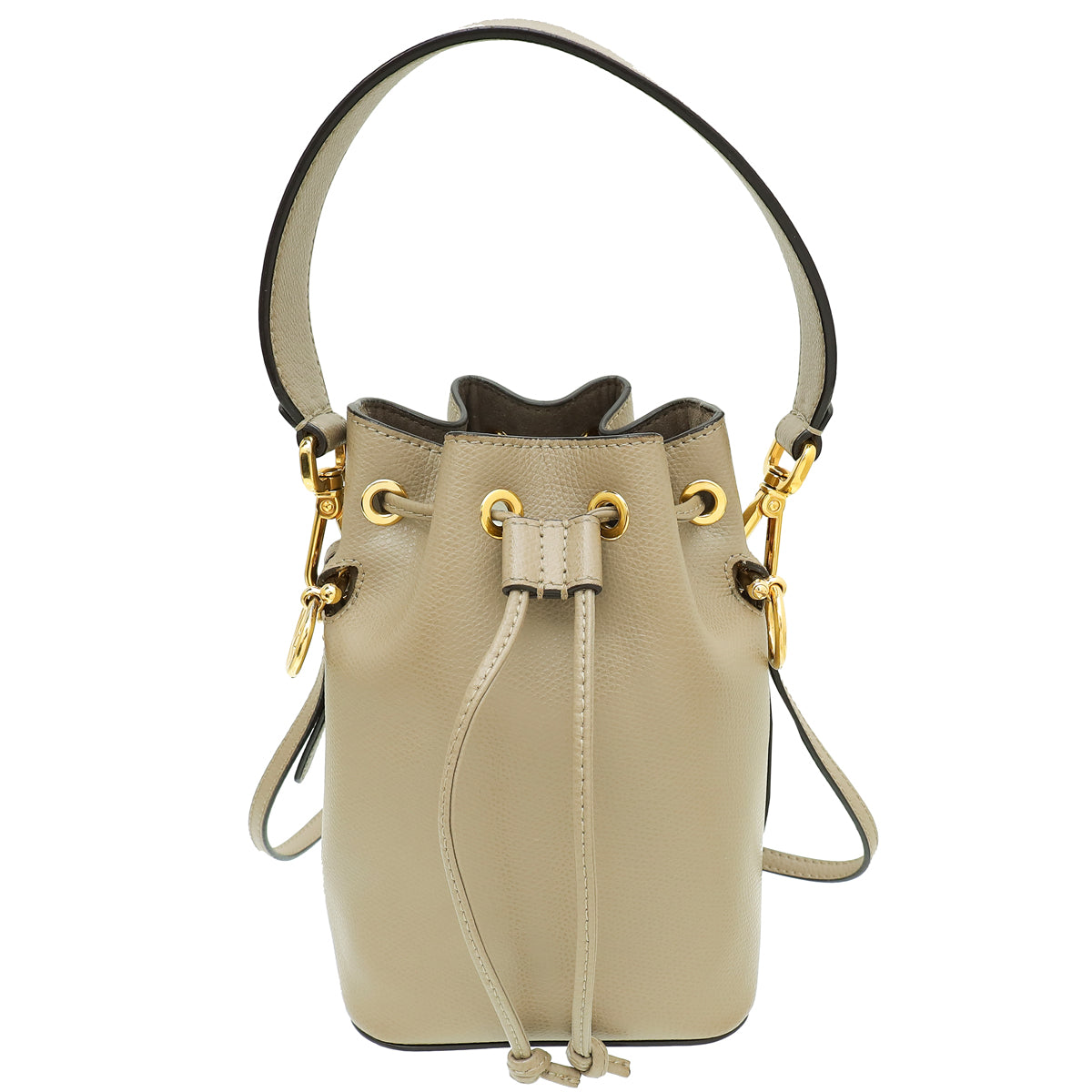 Fendi Beige Mon Tresor Mini Bucket Bag