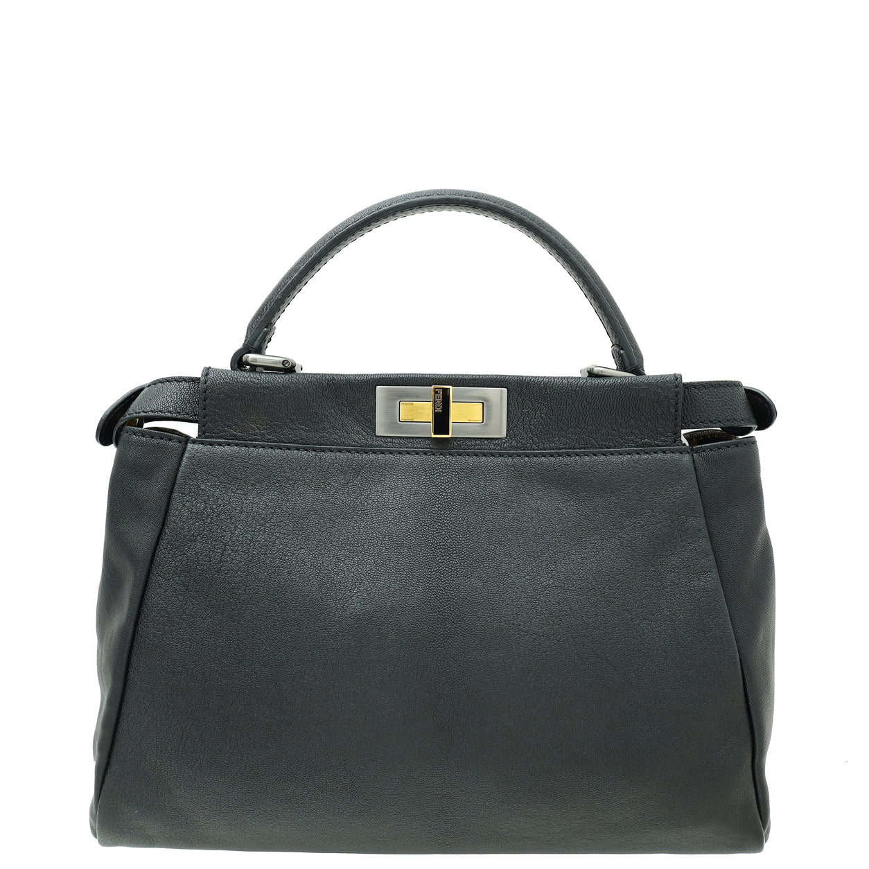 Fendi Black Peekaboo Regular Bag