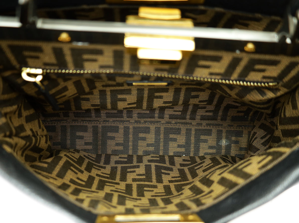 Fendi Black Peekaboo Regular Bag