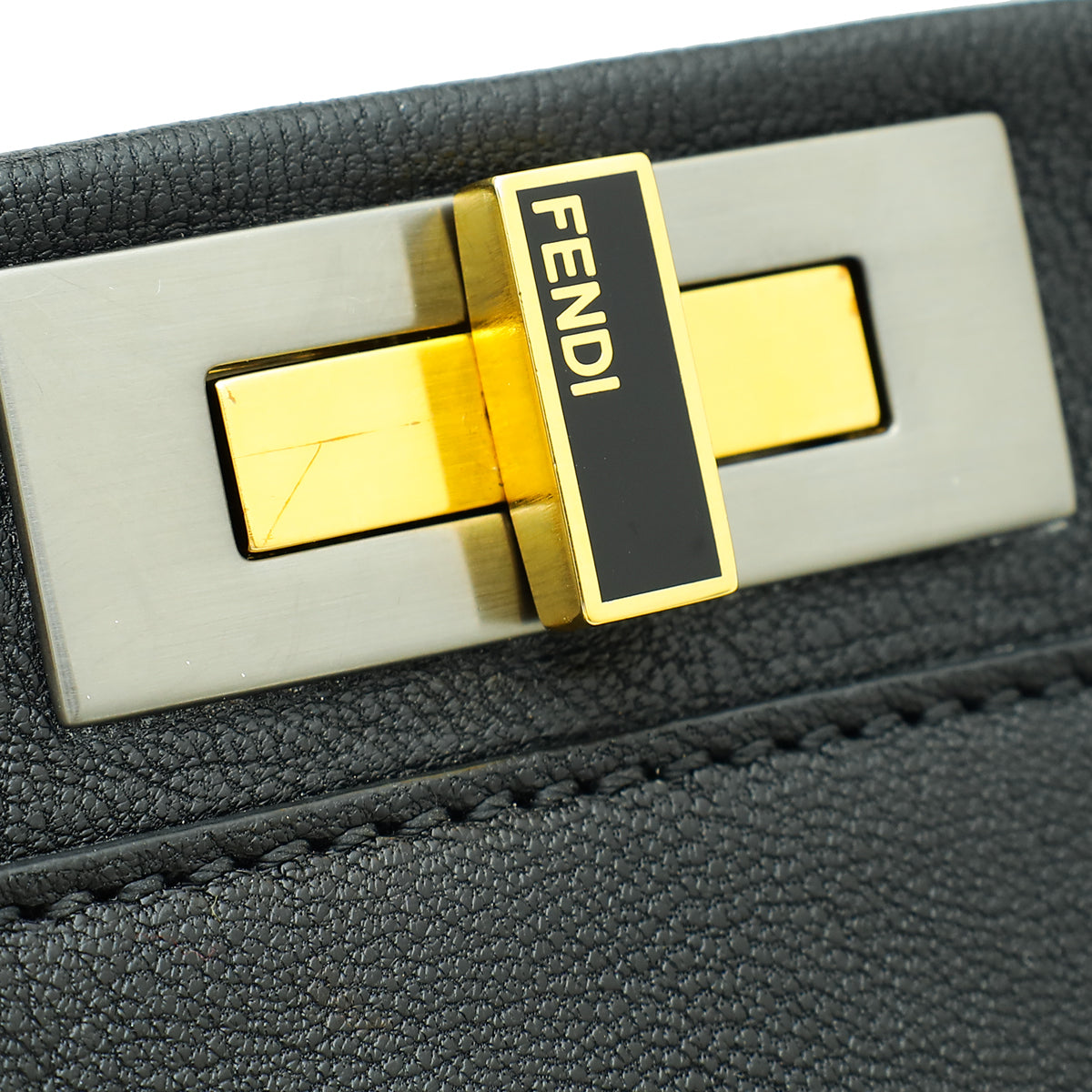 Fendi Black Peekaboo Regular Bag