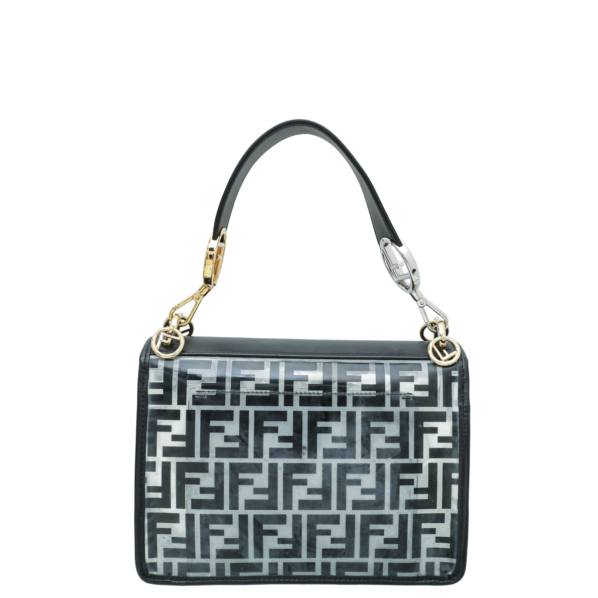 Fendi Black PVC Kan I Bag