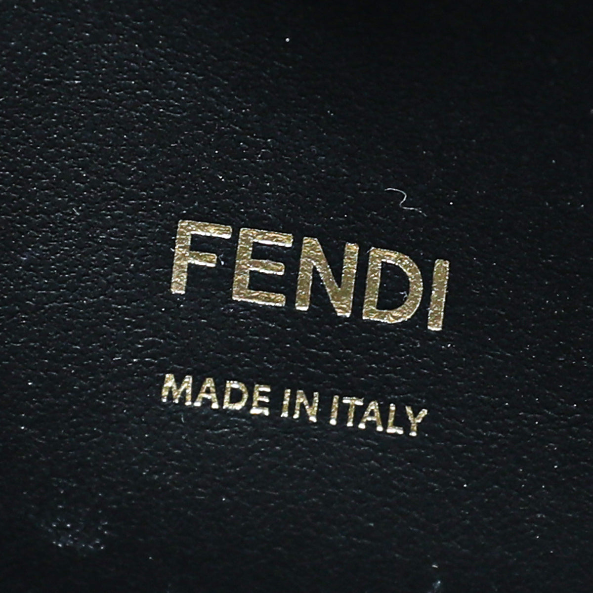 Fendi Black PVC Kan I Bag