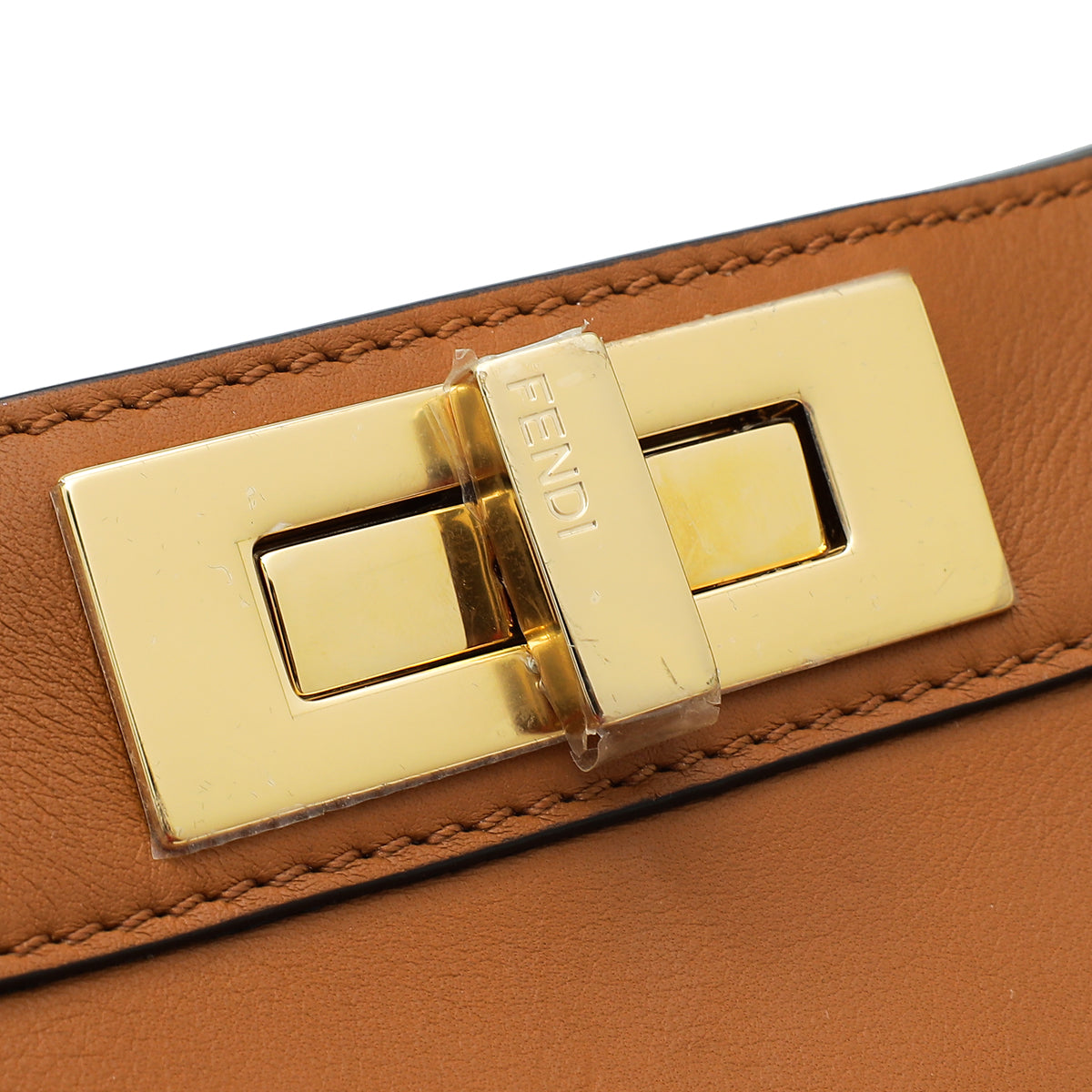 Fendi Tan Peekaboo Iseeu Medium Bag