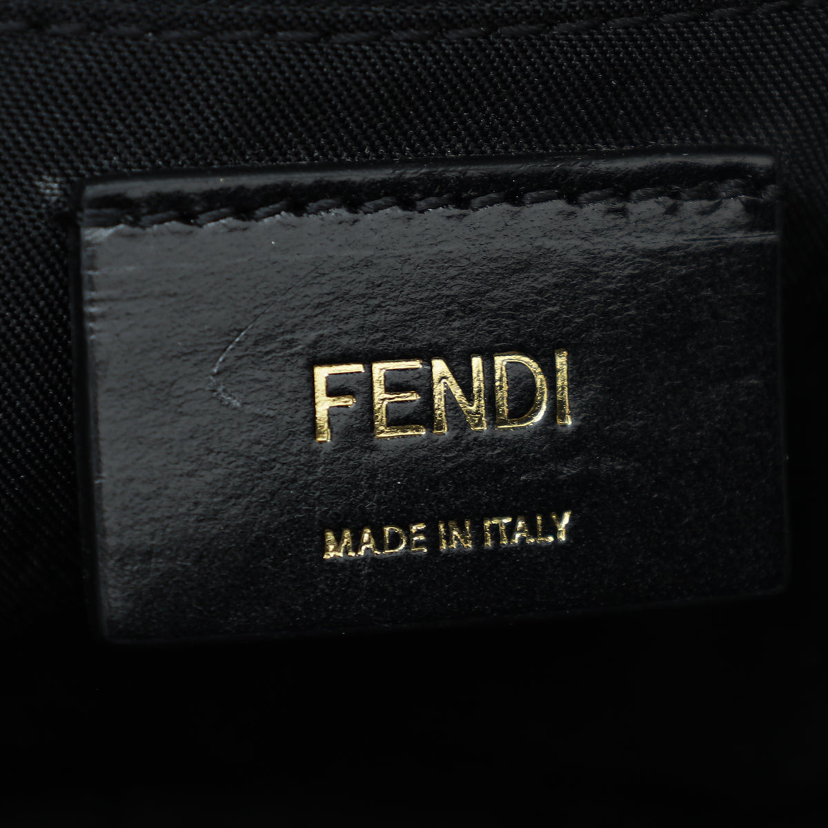 Fendi Bicolor Zucca Baguette Crossbody Bag