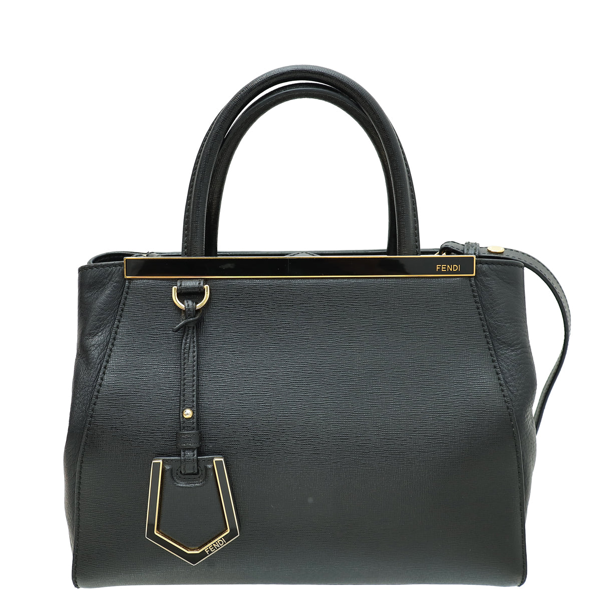 Fendi Black 2 Jours Petite Bag