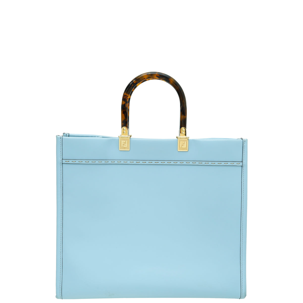 Fendi Sky Blue Sunshine “FENDI ROMA” Shopper Medium Bag