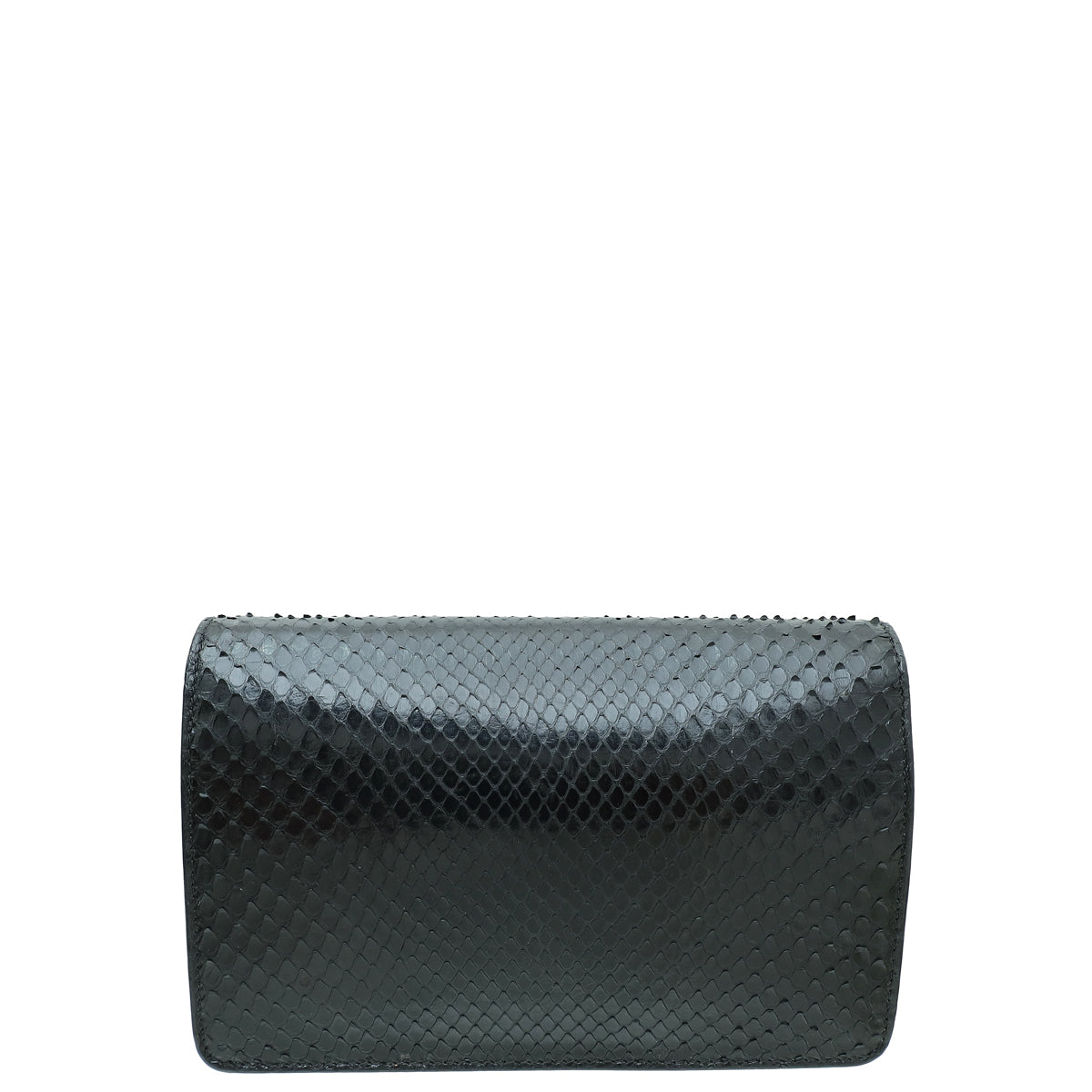 Fendi Black Tube Python Wallet On Chain