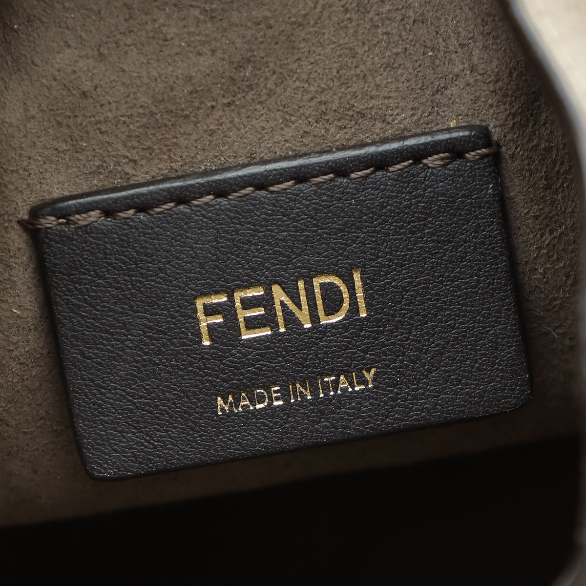 Fendi Dove Gray Mon Tresor Mini Bucket Bag