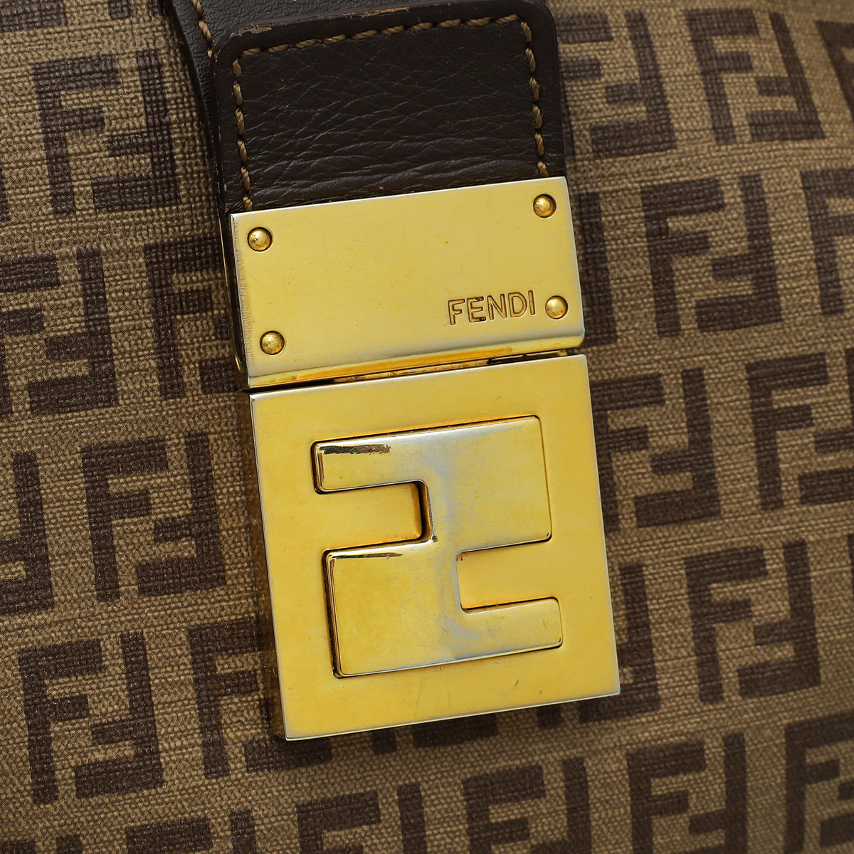 Fendi Bicolor FF Spalmati Shoulder Bag