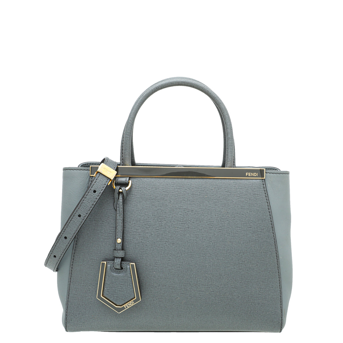 Fendi Grey 2 Jours Petite Bag