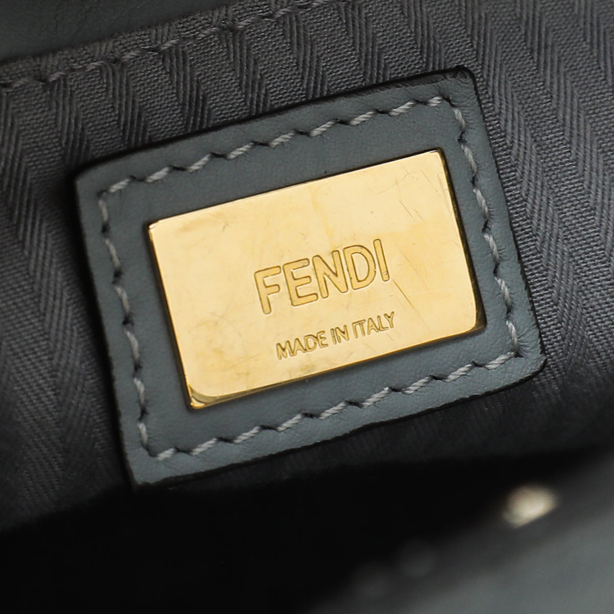 Fendi Grey 2 Jours Petite Bag