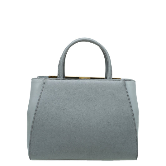 Fendi Grey 2 Jours Petite Bag