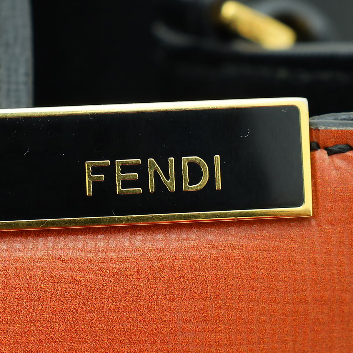 Fendi Black Multicolor 2 Jours Patchwork Petite Bag W/ N.K INITIAL