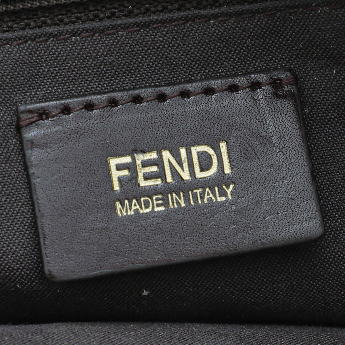 Fendi Tobacco Zucca Mia Flap Large Bag