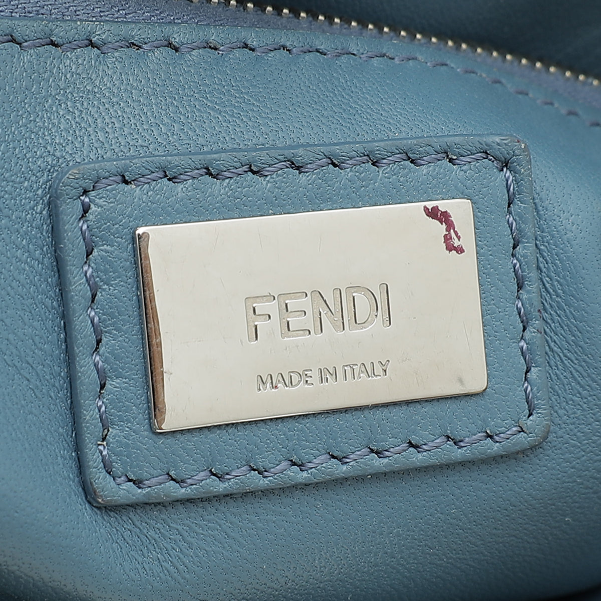 Fendi Bicolor Python Peekaboo Mini Bag