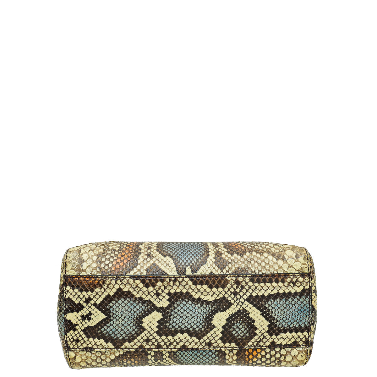 Fendi Bicolor Python Peekaboo Mini Bag