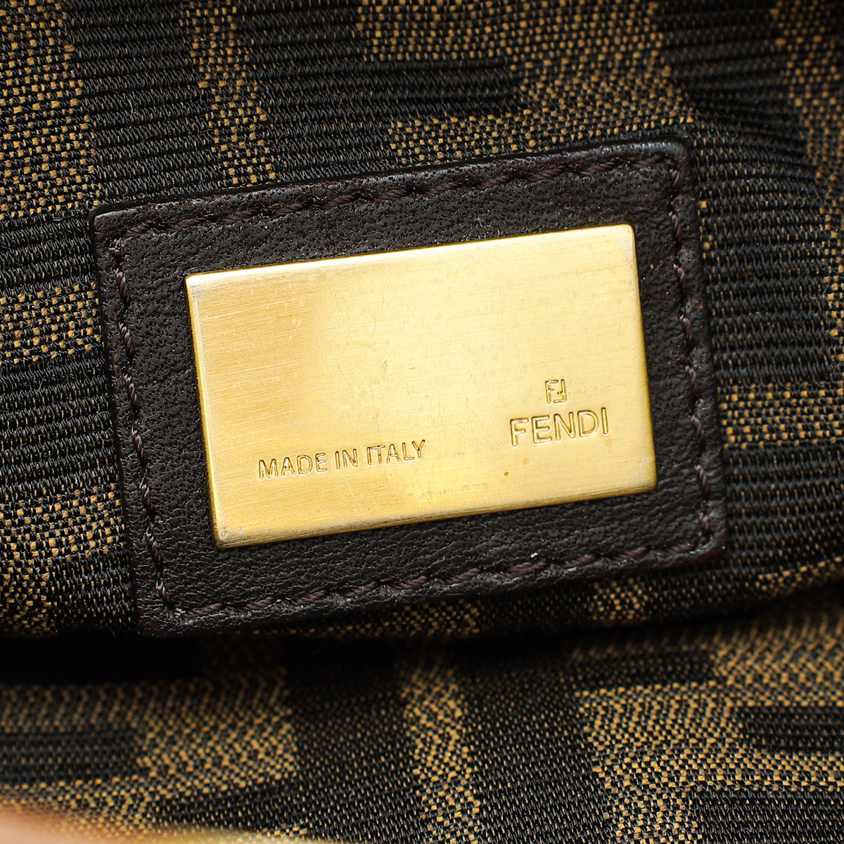 Fendi Brown Peekaboo Regular Bag