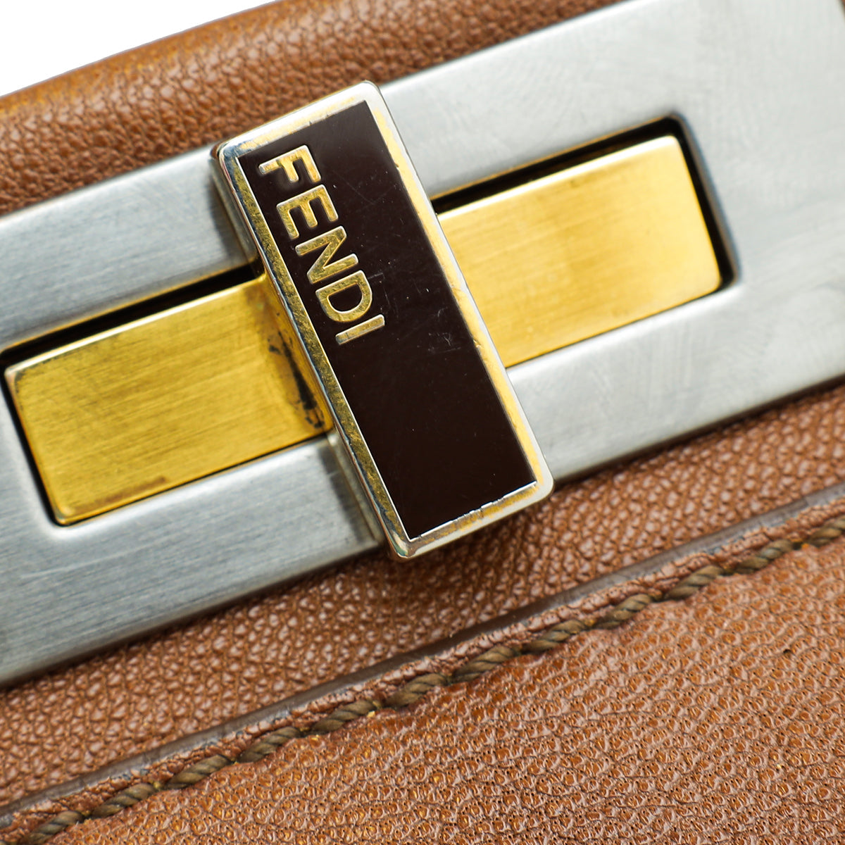 Fendi Brown Peekaboo Regular Bag