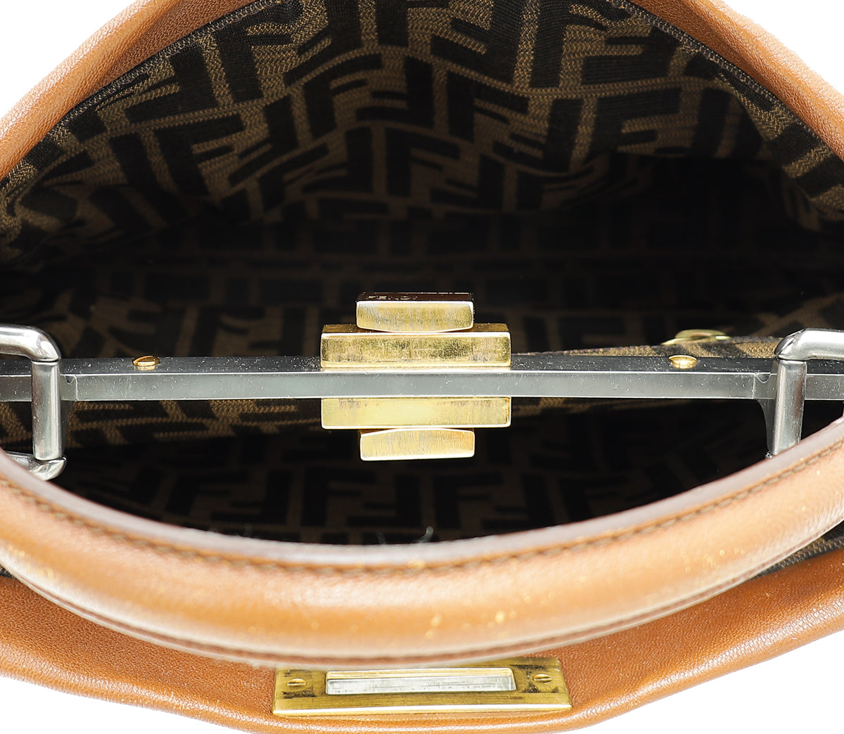 Fendi Brown Peekaboo Regular Bag