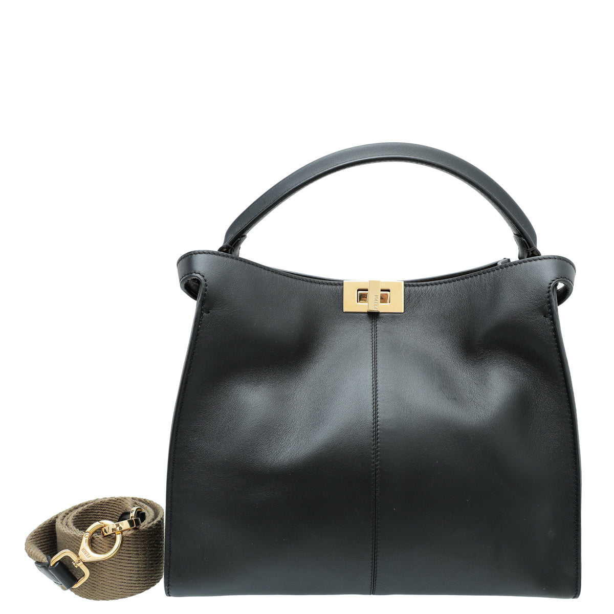 Fendi Black Peekaboo X Lite Bag