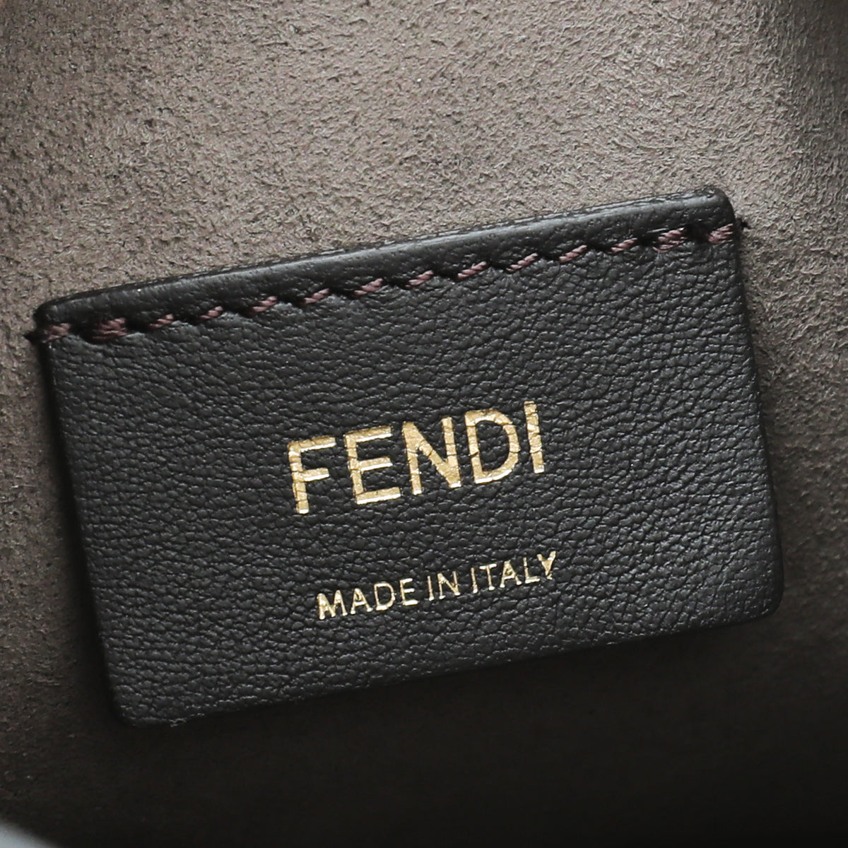 Fendi Tobacco Mon Tresor Mini Bucket Bag