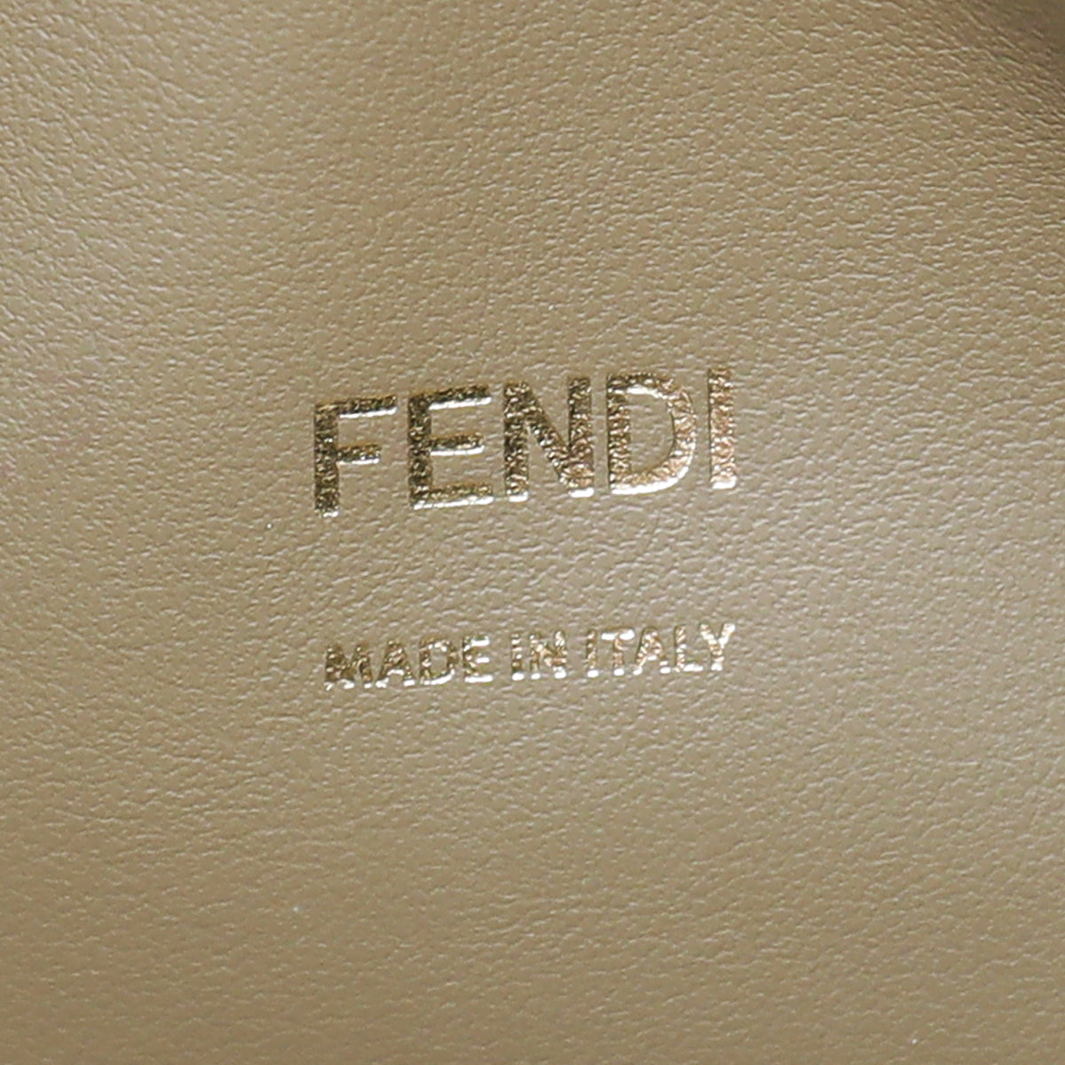 Fendi Brown F is Fendi Kan I PU Bag