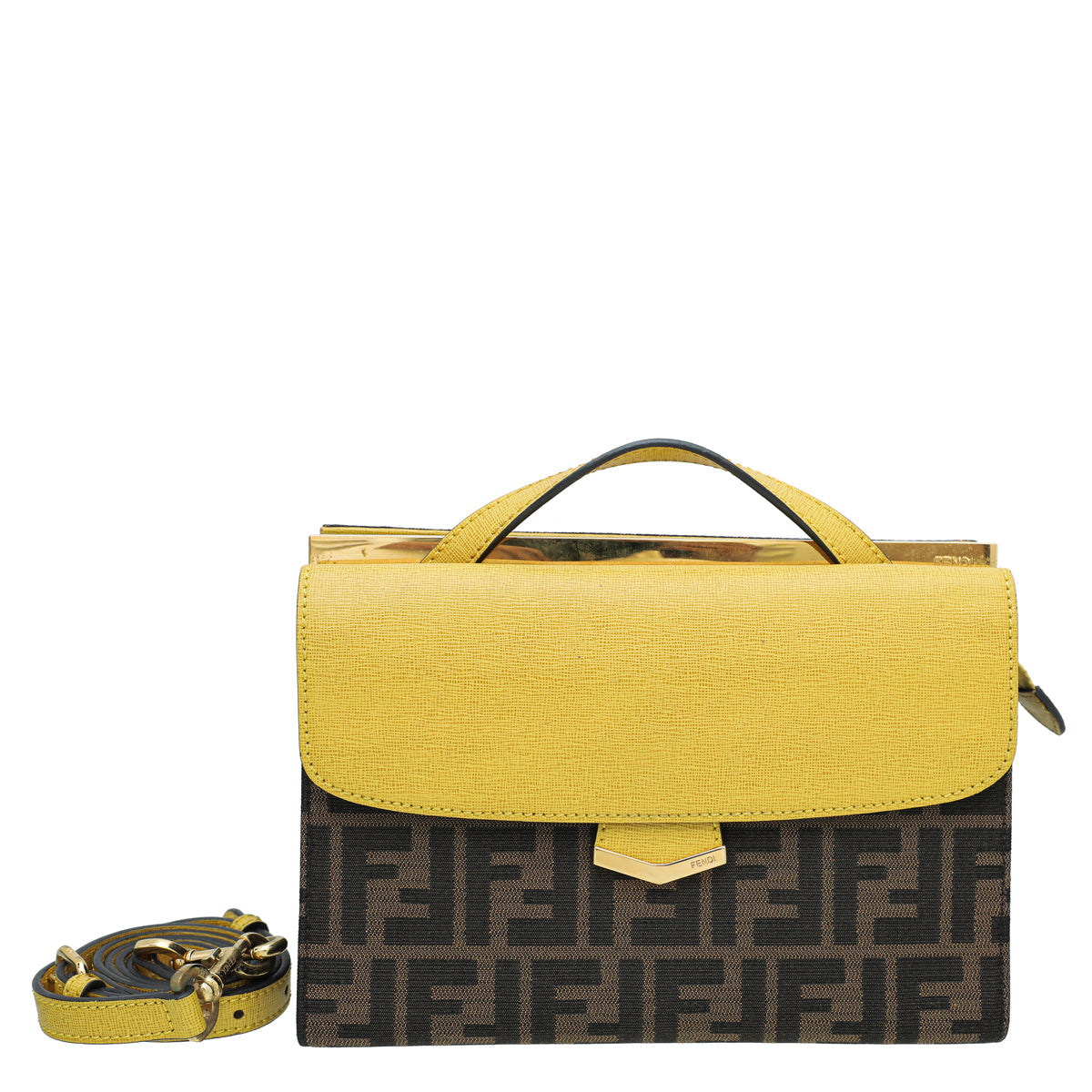 Fendi Bicolor Zucca Demi Jour Small Bag