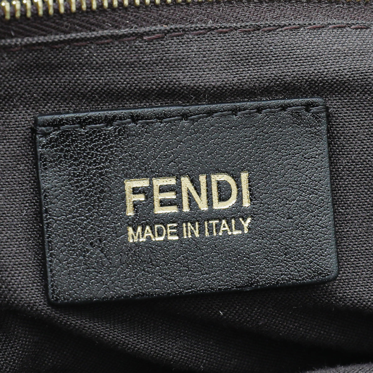 Fendi Black Baguette Flap Maxi Bag