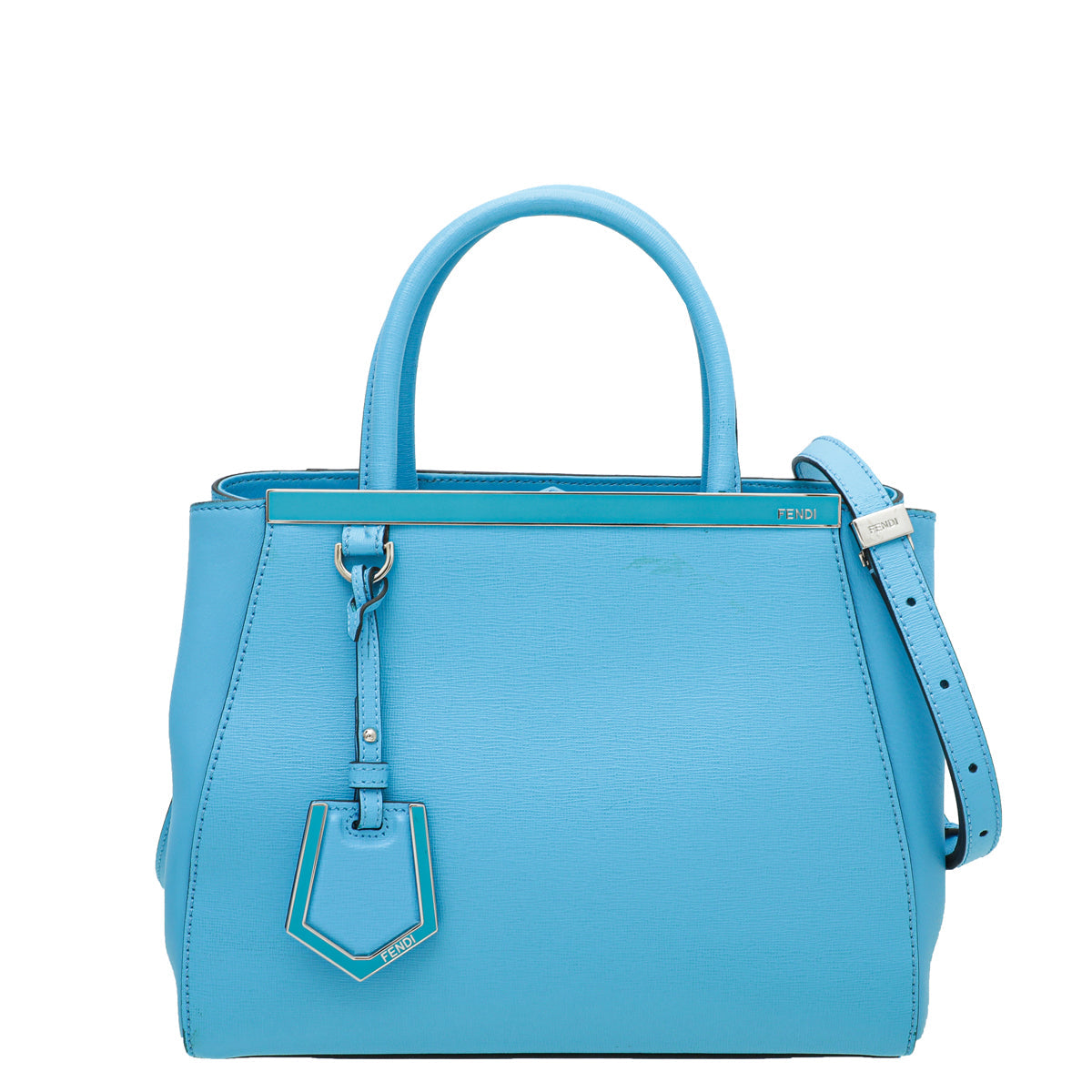 Fendi Blue 2 Jours Petite Bag