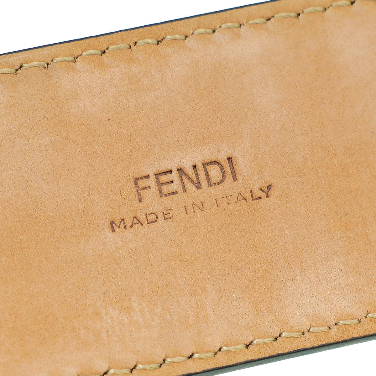 Fendi Black Zucca Embossed F is Fendi 40mm Belt 30