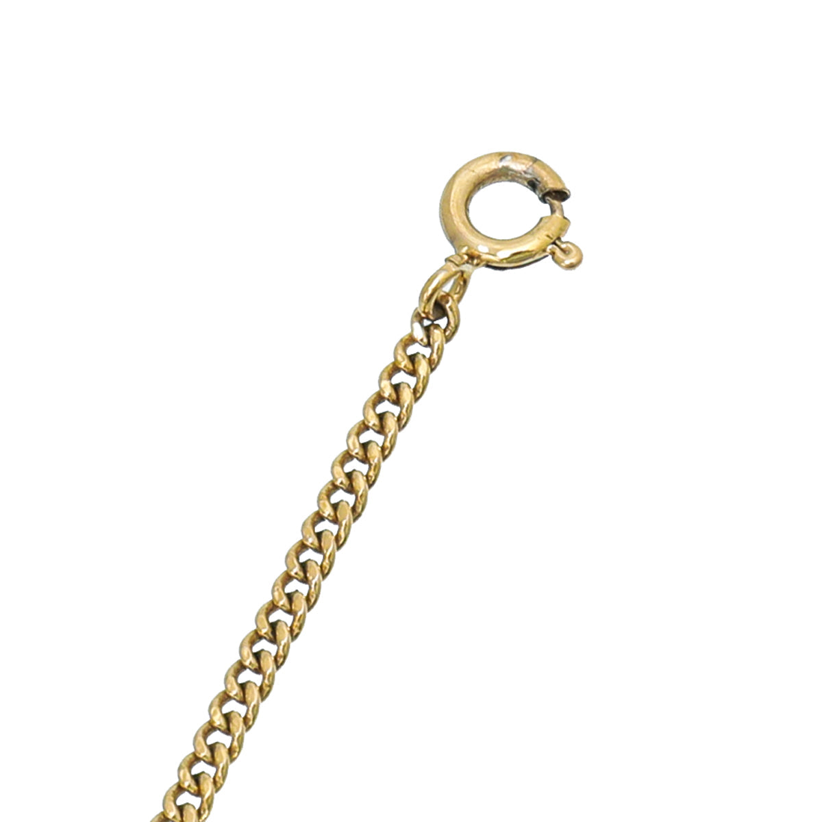 Fendi Gold Finish Monster Eye Crystal Wonders Bracelet