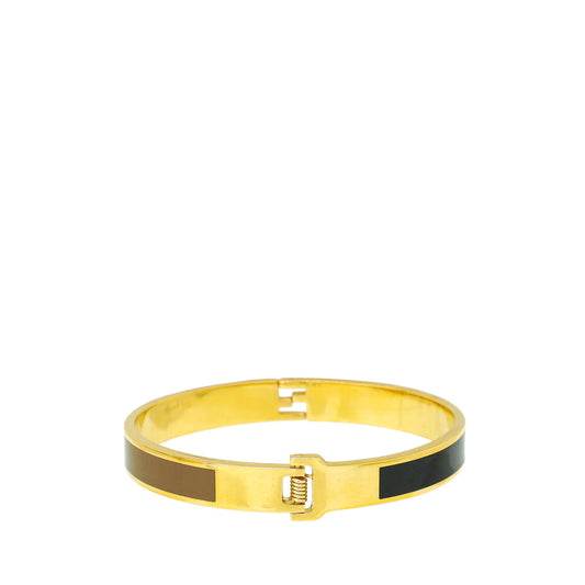 Fendi Bicolor FF Fendista Bracelet Large