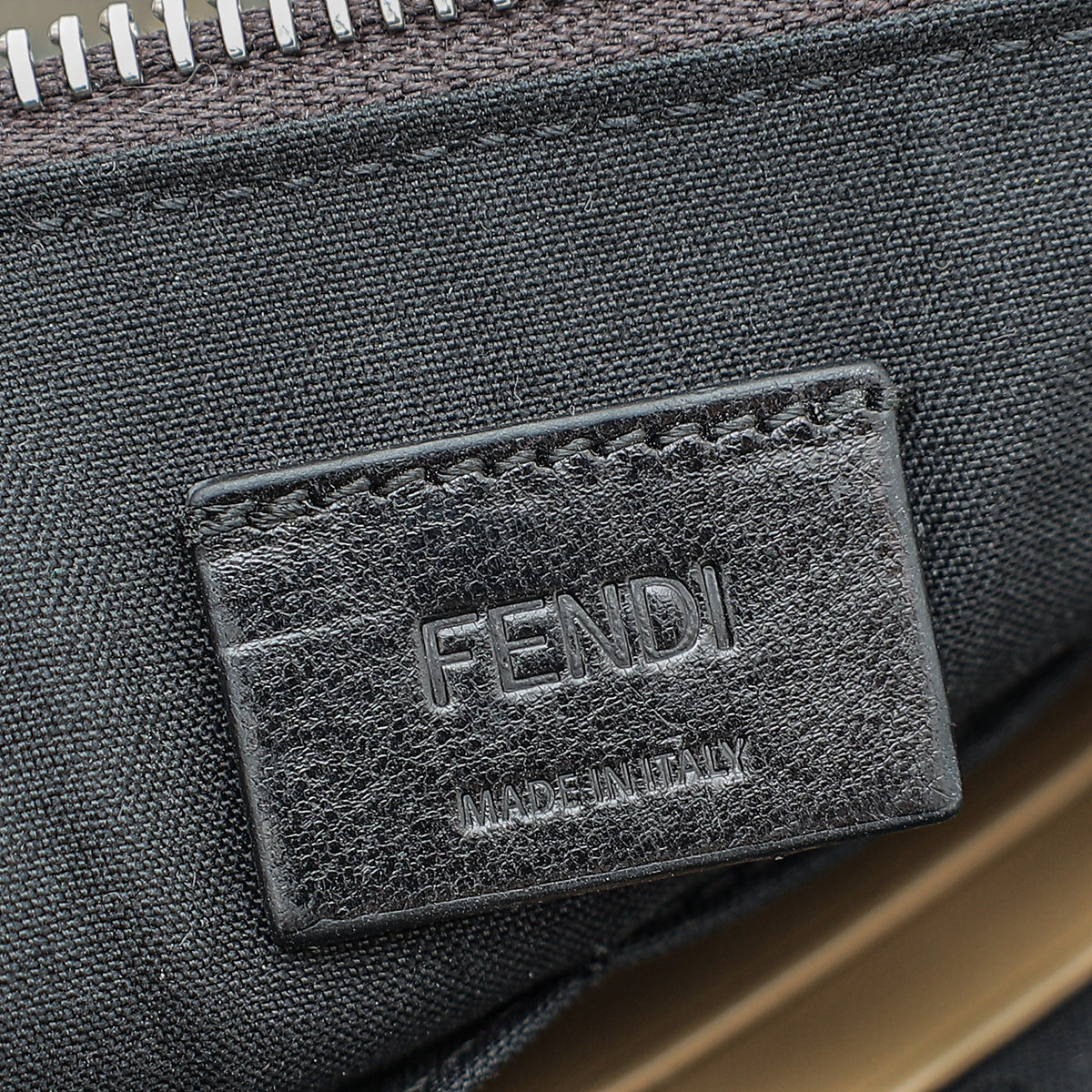 Fendi Tricolor FF Diagonal Flat Pouch