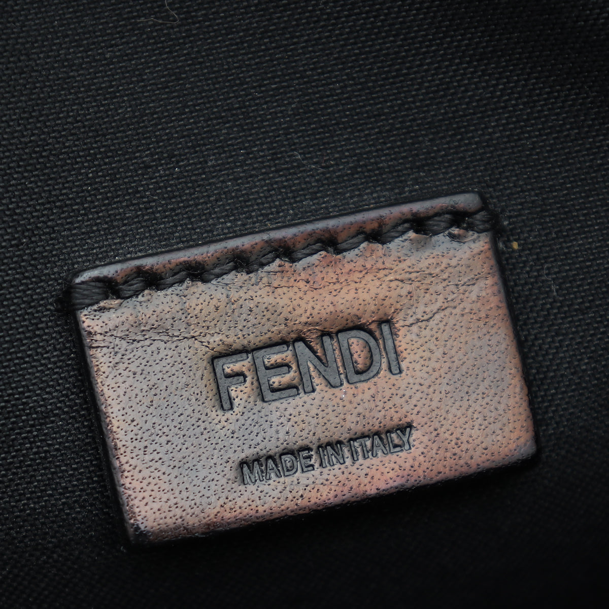 Fendi Tricolor Logo Clutch